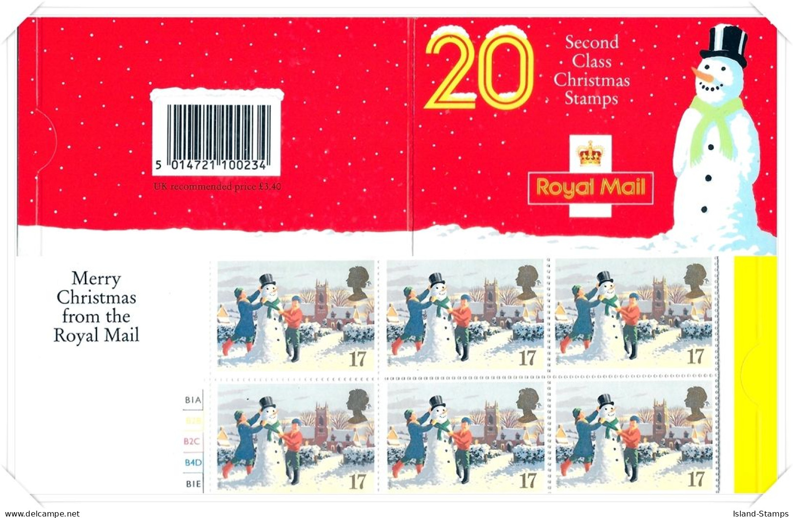 LX1 1990 Christmas Booklet (Cylinder) NB1-4 - Booklets