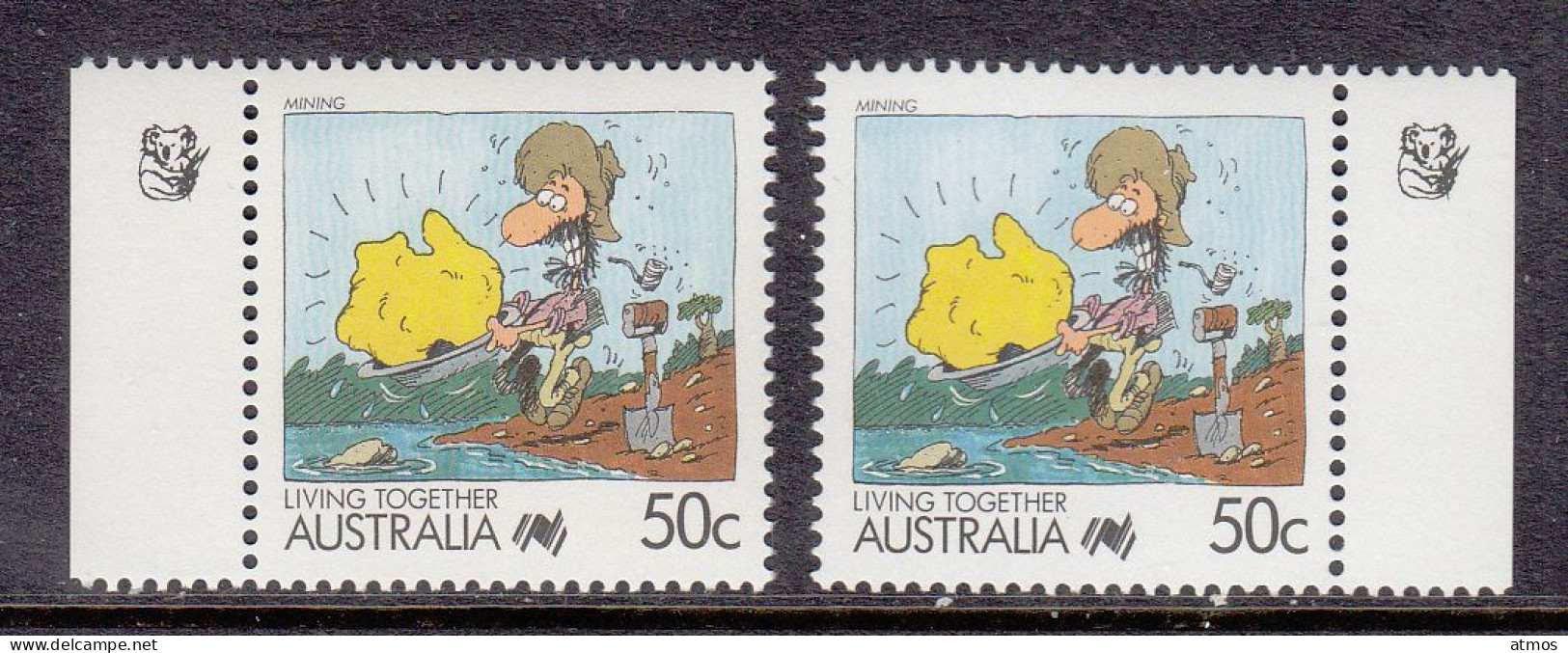 Australia MNH Michel Nr 1087 From 1988 Reprint 1 Koala - Ongebruikt