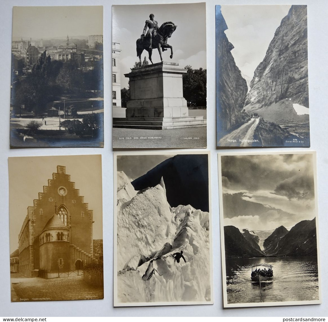 Norway lot of 66 postcards 1920-1950