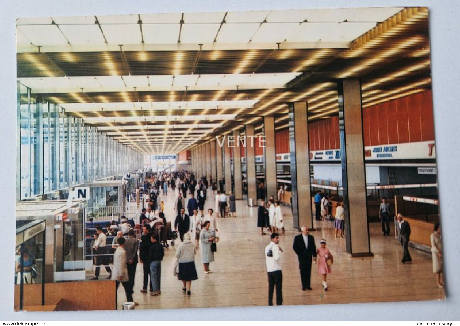 Carte Postale Aéroport D'Orly - Hall De L'aérogare Edition PI Num 189 - Aerodromi