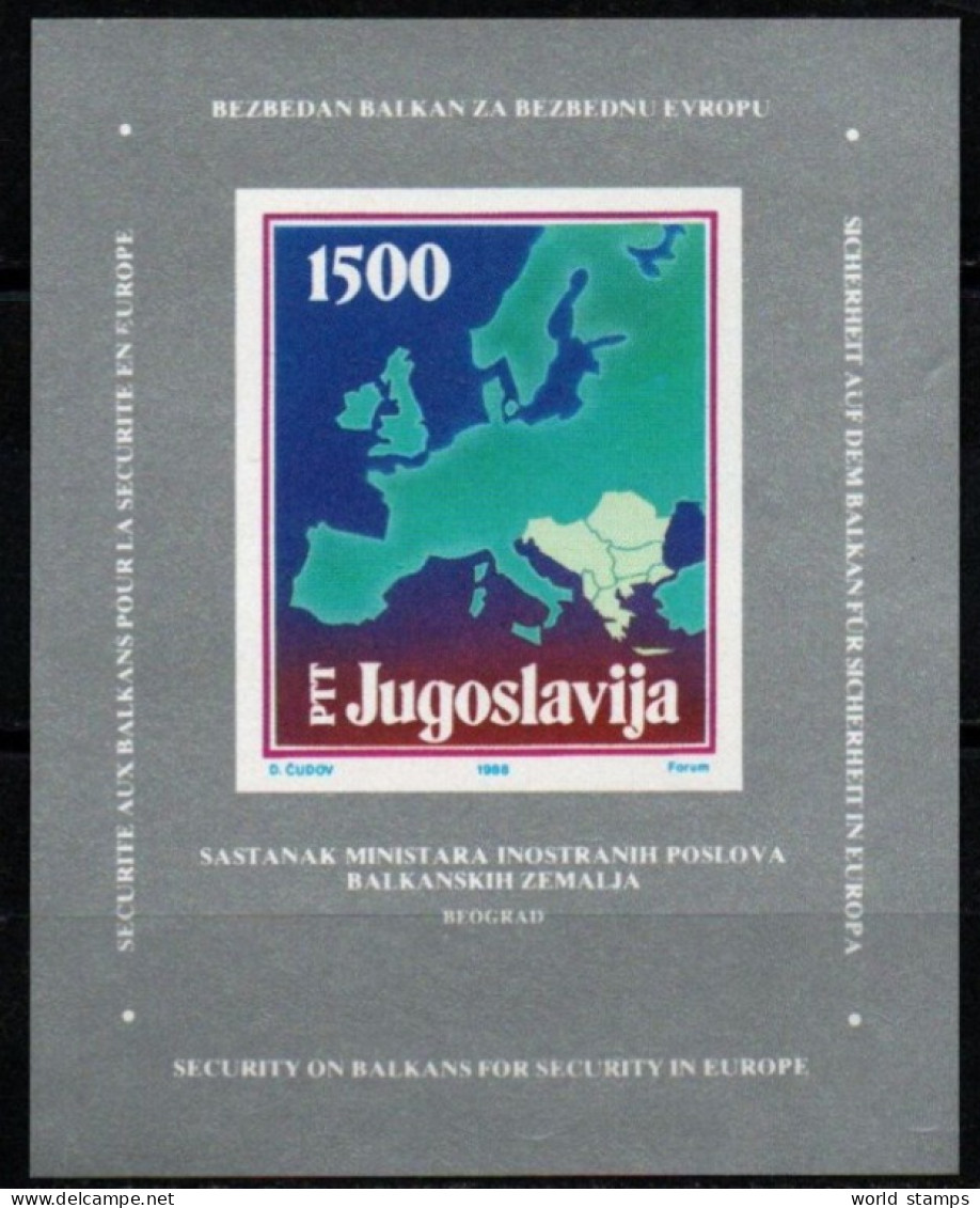 YOUGOSLAVIE 1988 ** - Blocks & Sheetlets