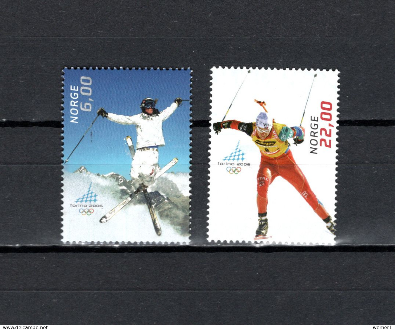 Norway 2006 Olympic Games Turin Torino Set Of 2 MNH - Winter 2006: Turin