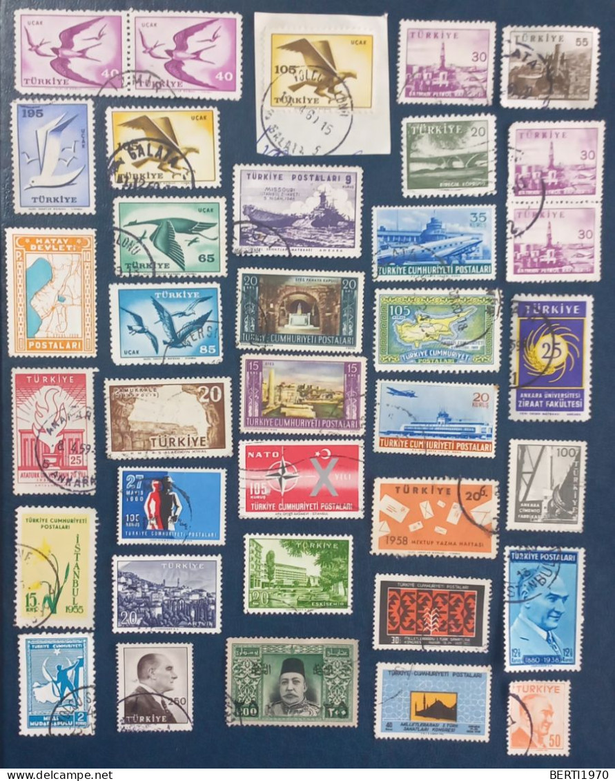 TURQUIA Lote De 36 Sellos Usados - Used Stamps