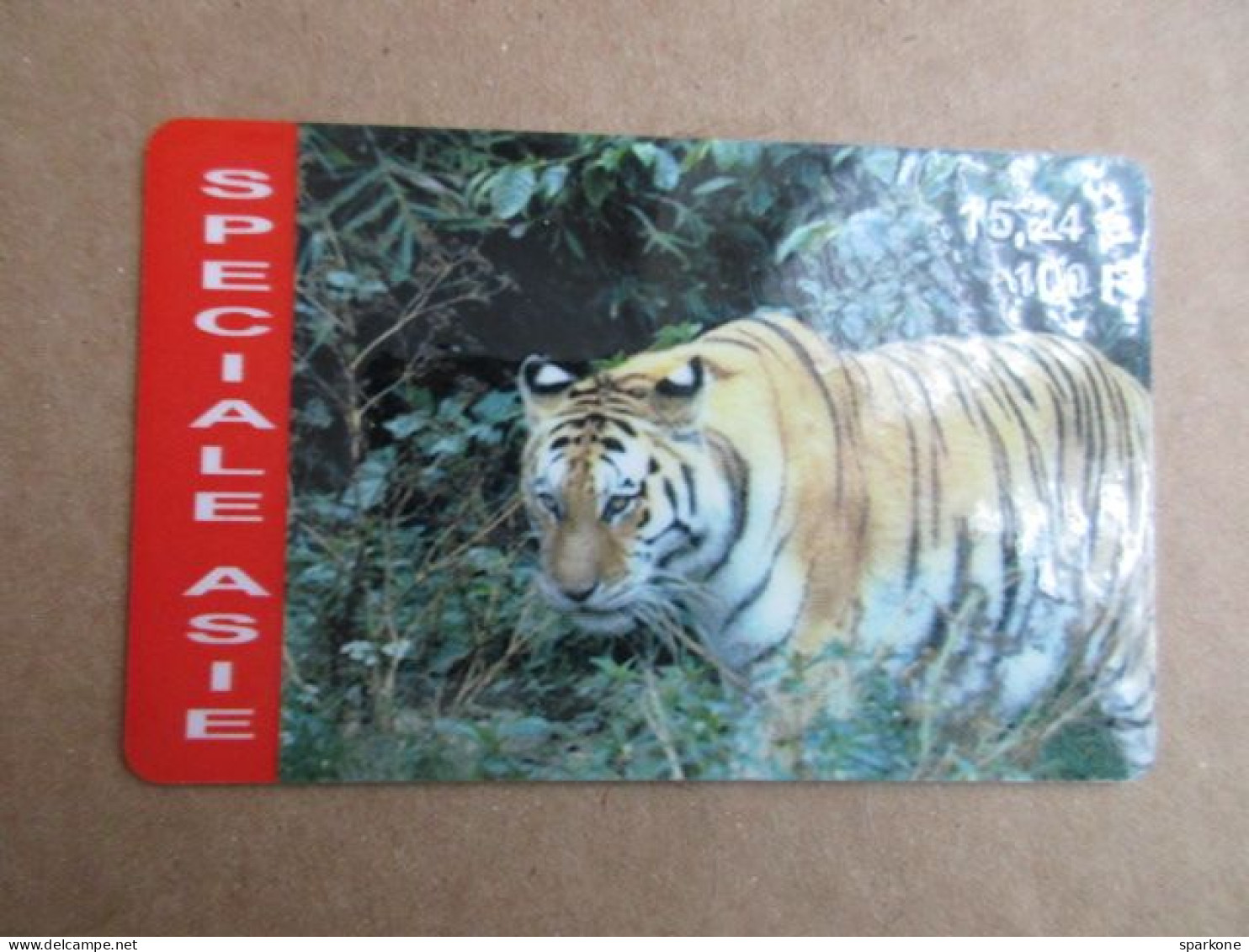 Télécartes - Carte Prépayer Téléphonique  - Spécial Asie - Tigre - Sonstige & Ohne Zuordnung