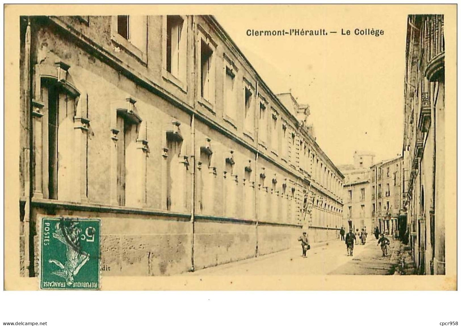 34 . N°36785.clermont L Herault.le Collège - Clermont L'Hérault