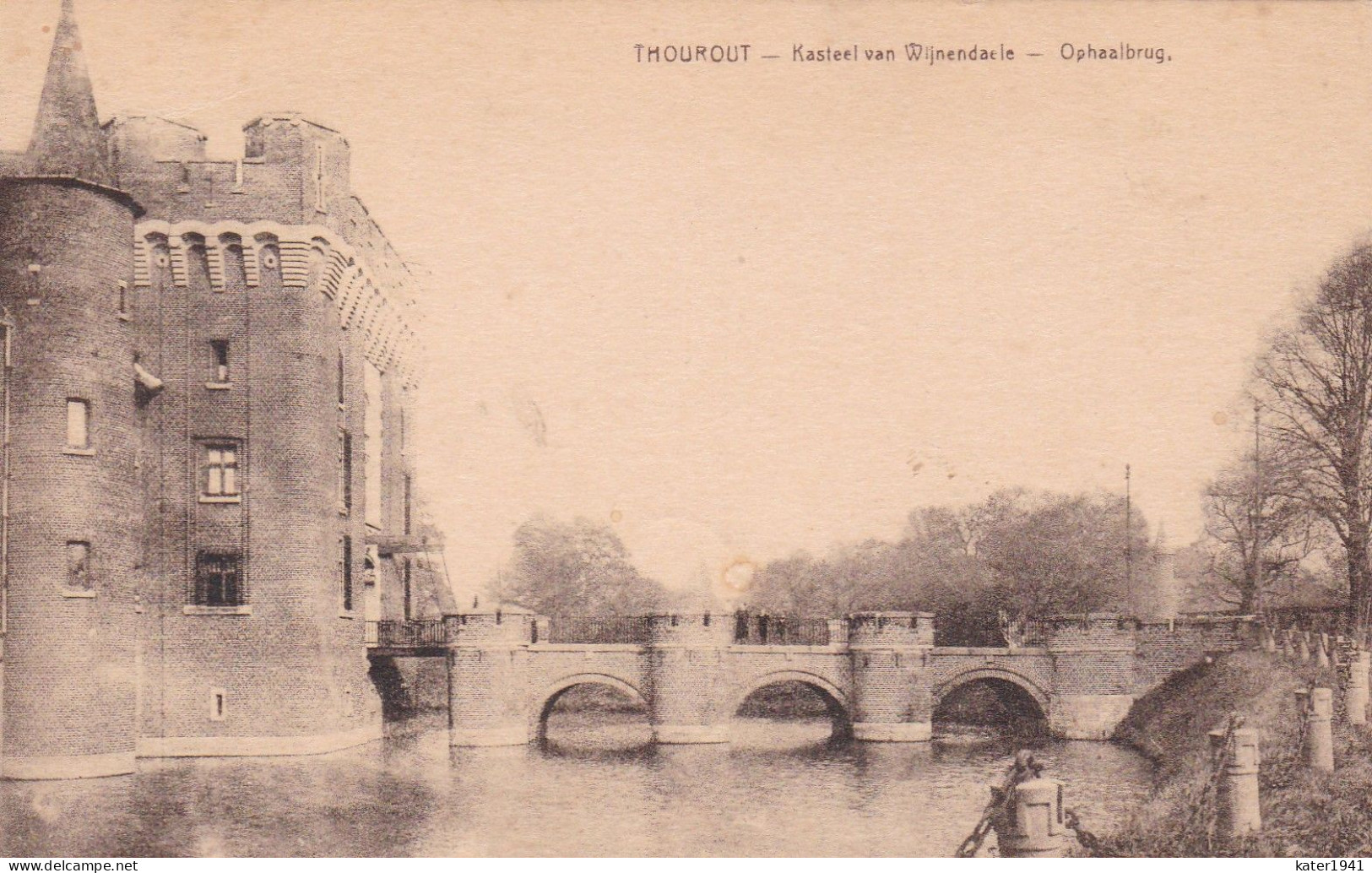 Torhout Kasteel Van Wijnendale - Ophaalbrug - Desaix -  1924 - - Torhout