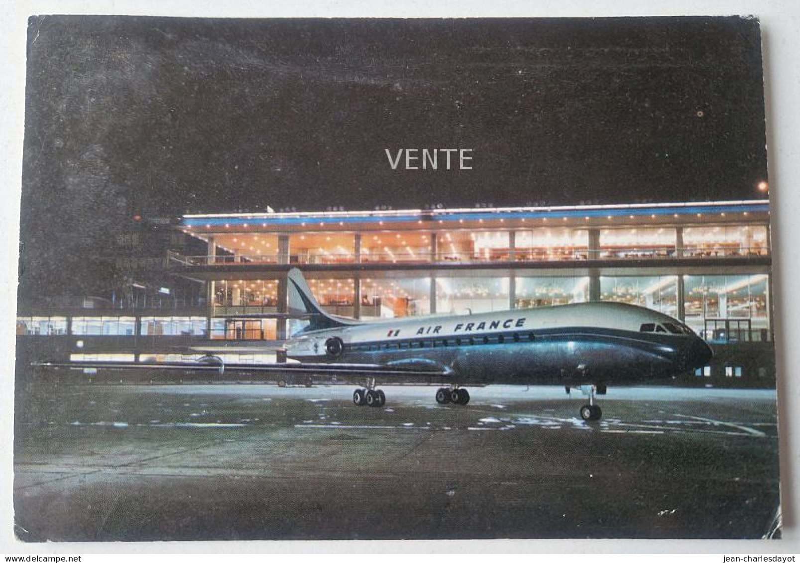 Carte Postale Aéroport D'Orly Caravelle Edition PI Num 154 (2) - Aerodromi