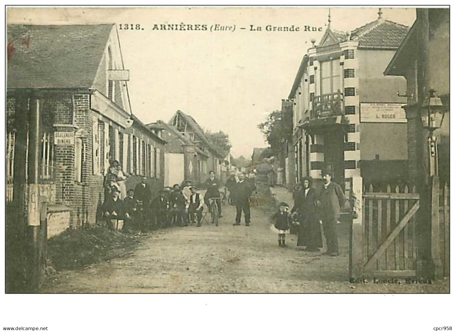 27.ARNIERES.LA GRANDE RUE - Arnières