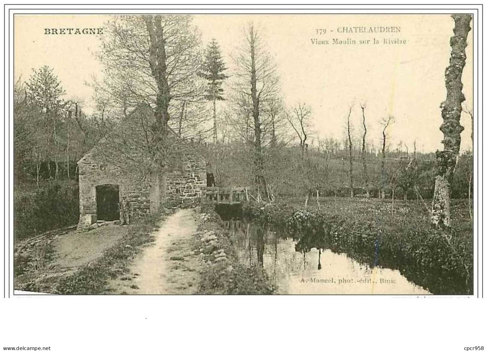 22.CHATELAUDREN.VIEUX MOULIN SUR LA RIVIERE - Châtelaudren