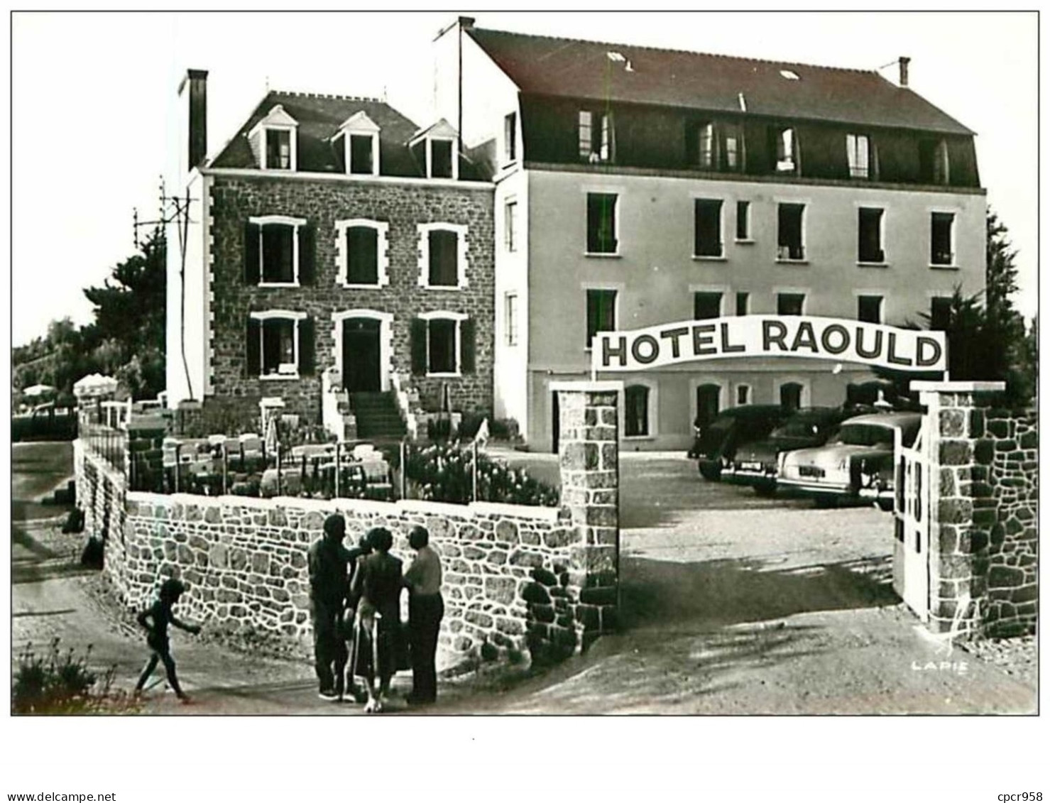 22.SAINT JACUT DE LA MER.n°77.L'HOTEL RAOULD.CPSM.EN AVION AU DESSUS DE - Saint-Jacut-de-la-Mer