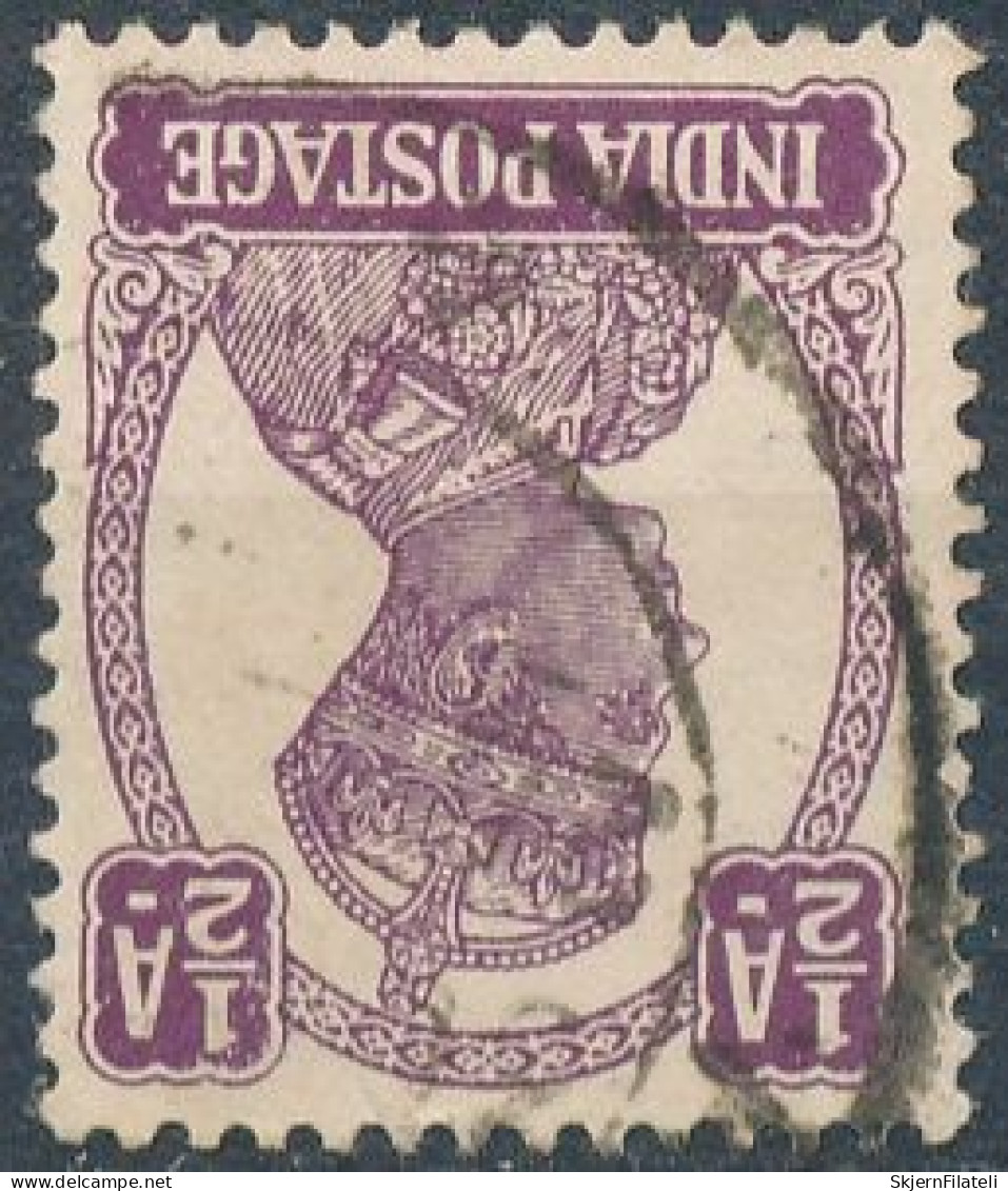 India SG 266w, Watermark Inverted - 1936-47 Koning George VI
