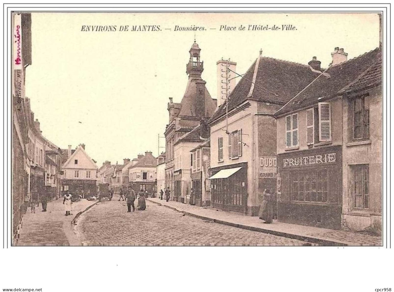 78.BONNIERES.PLACE L HOTEL DE VILLE. - Bonnieres Sur Seine