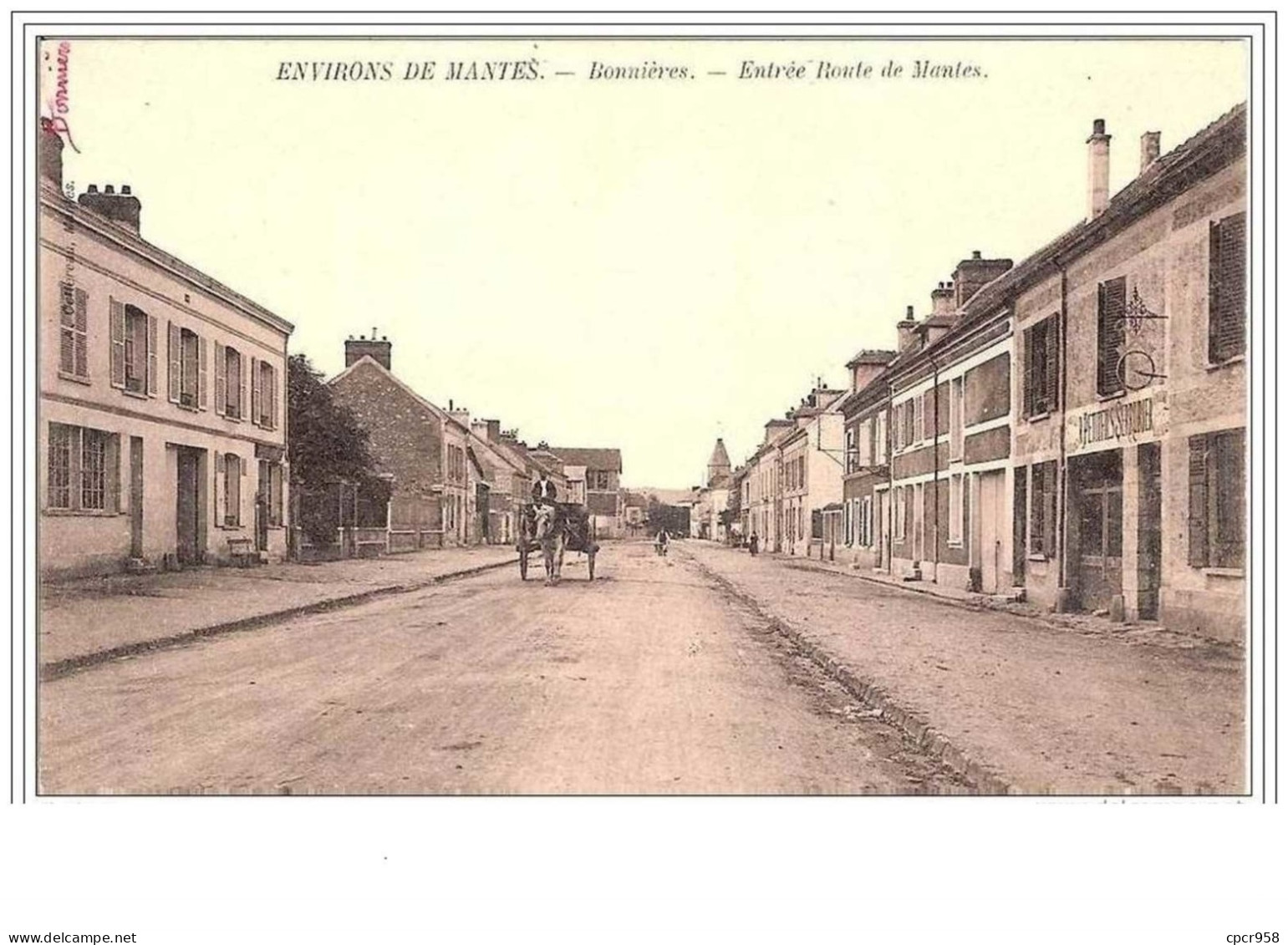 78.BONNIERES.ENTREE ROUTE DE MANTES. - Bonnieres Sur Seine