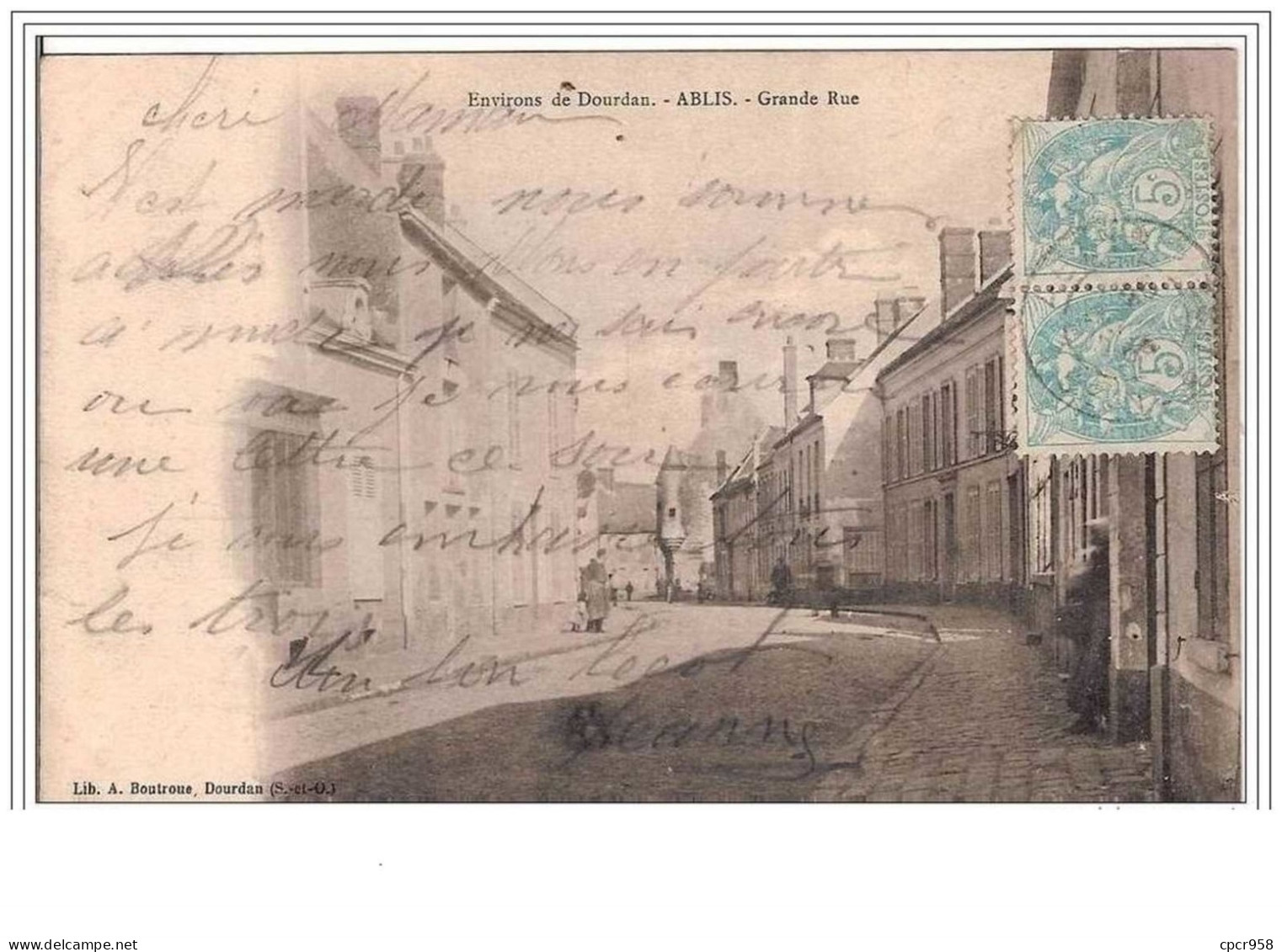 78.ABLIS.GRANDE RUE.ENVIRONS DE DOURDAN - Ablis