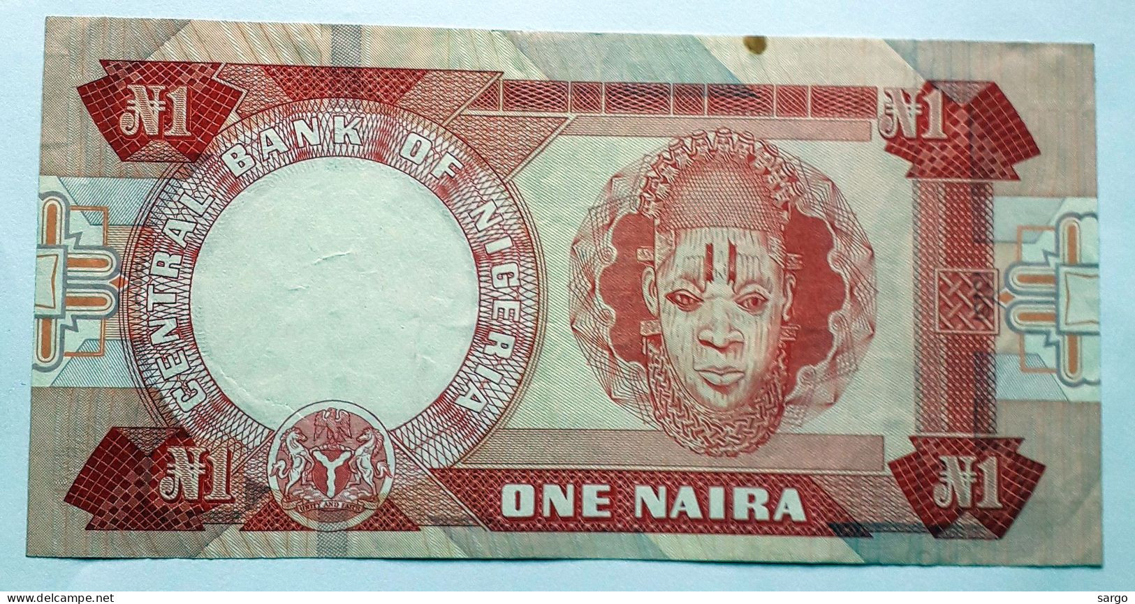 NIGERIA - 1 NAIRA - P 19  (1979-1984)  - CIRC - BANKNOTES - PAPER MONEY - CARTAMONETA - - Nigeria