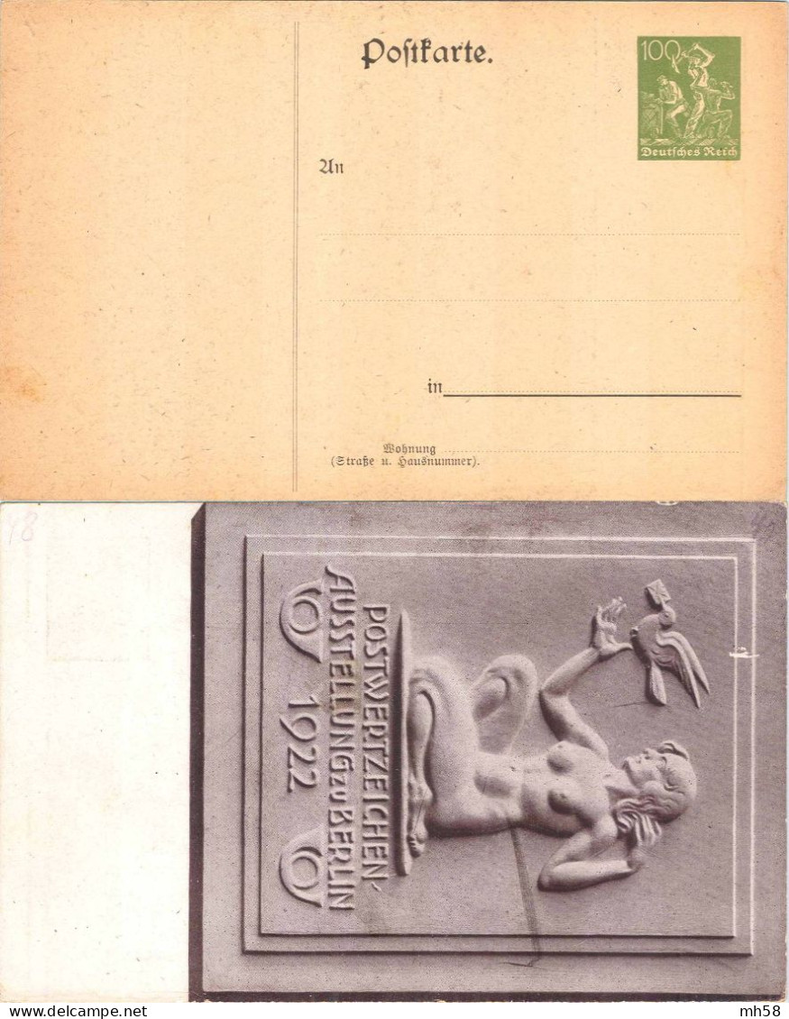 ALLEMAGNE REICH - Entier Privé / Ganzsache Privat * - Expo. Philatélique / Postwertzeichen Ausstellung Berlin 1925 - Briefkaarten