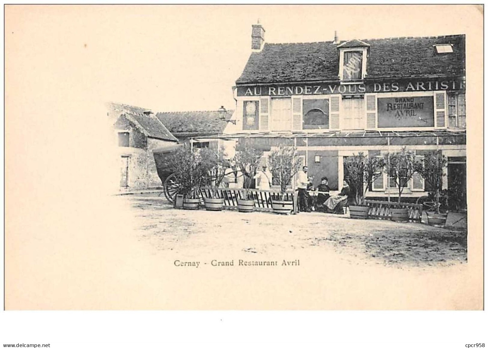 78 . N°46069 . Cernay . Grand Restaurant Avril - Cernay-la-Ville