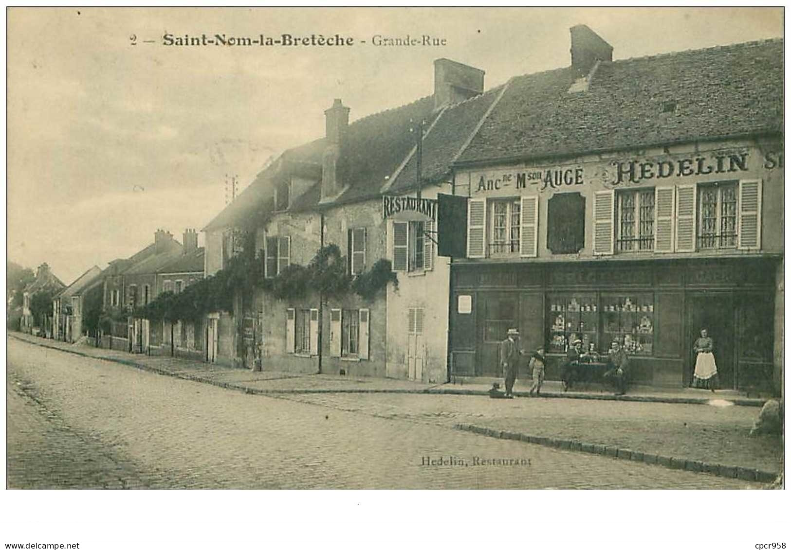 78 . N°43367 . Saint Nom La Breteche . Grande Rue - St. Nom La Breteche