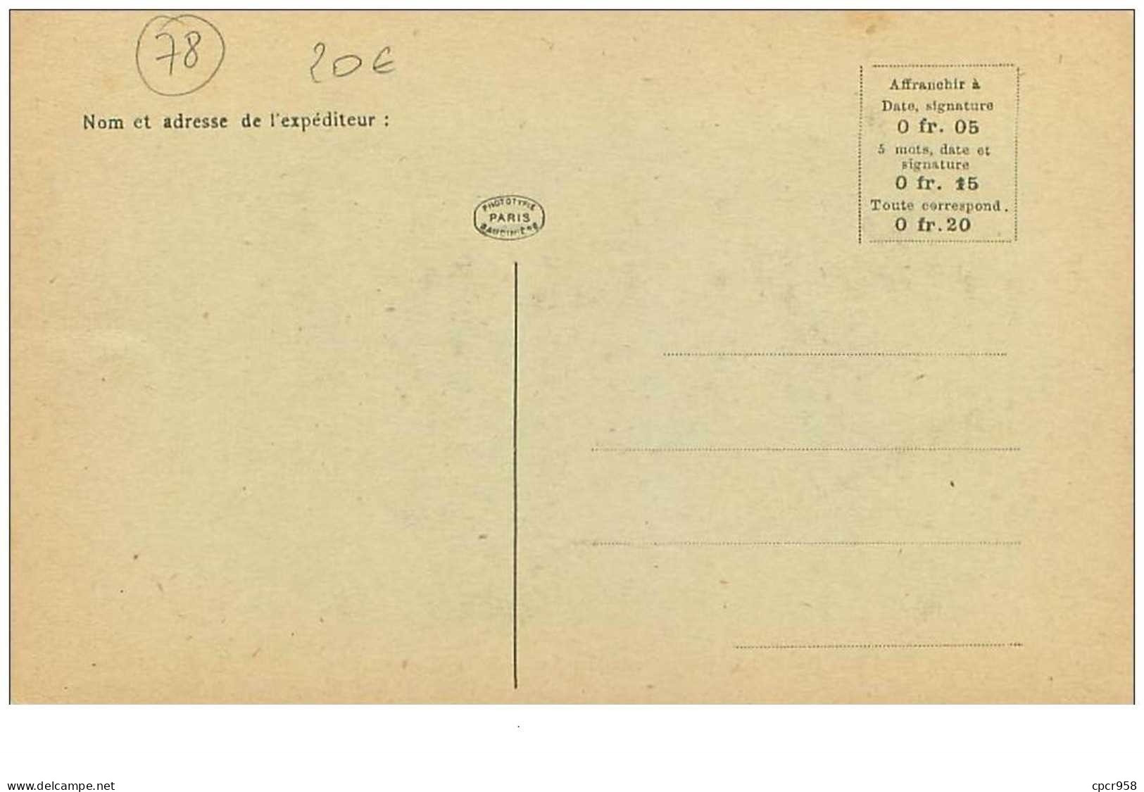 78 . N°37981.porcheville.le Sans Bille Du Bowling Bar. - Porcheville