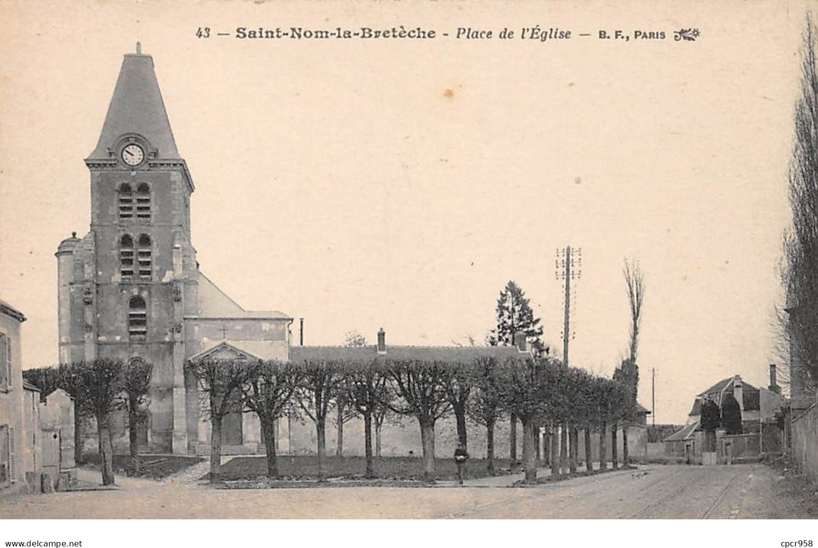 78 - N°75951 - SAINT-NOM-LA-BRETECHE - Place De L'Eglise - St. Nom La Breteche