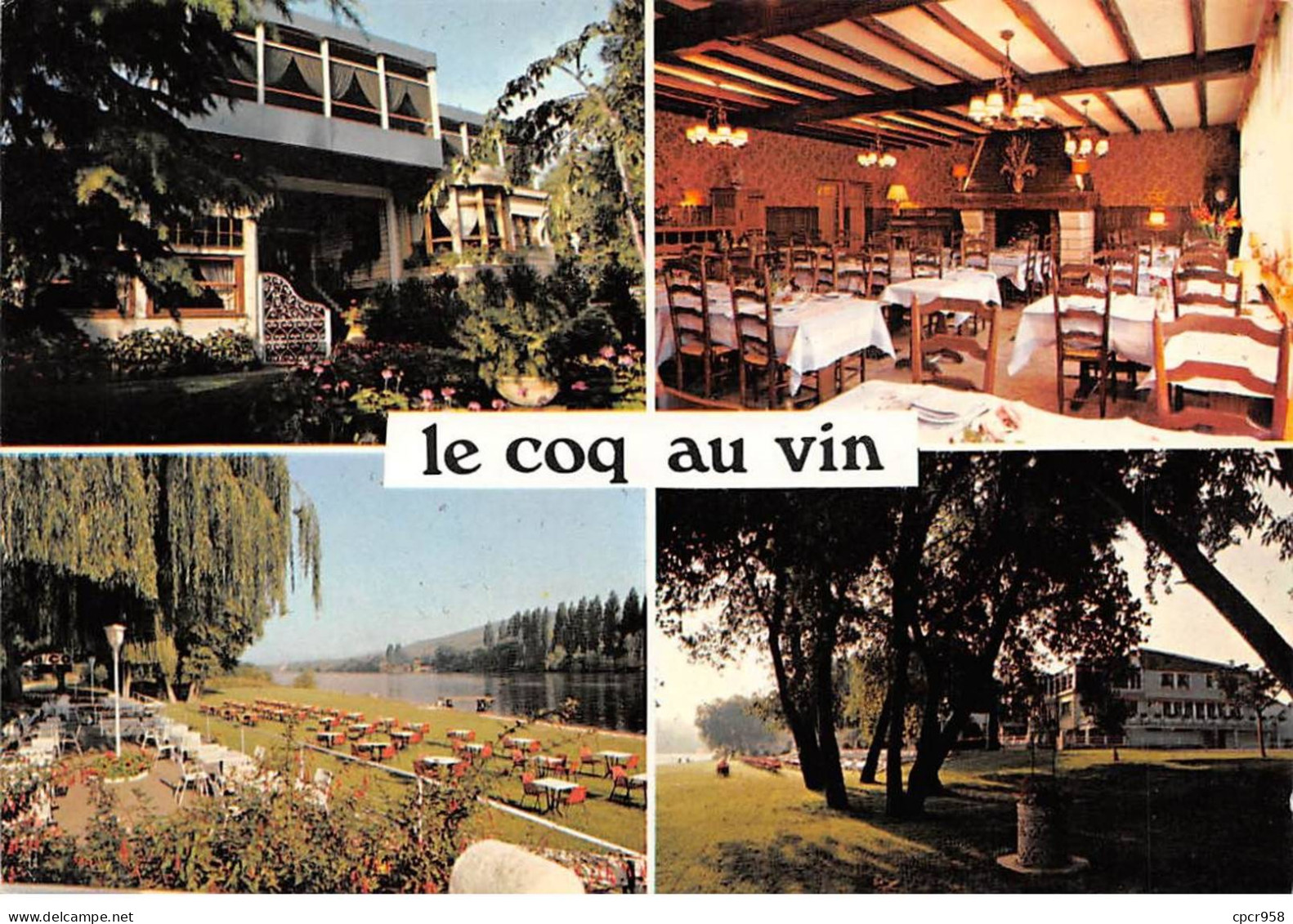 78 - TRIEL - SAN23710 - Restaurant Le Coq Au Vin - CPSM 15X10,5 Cm - Triel Sur Seine