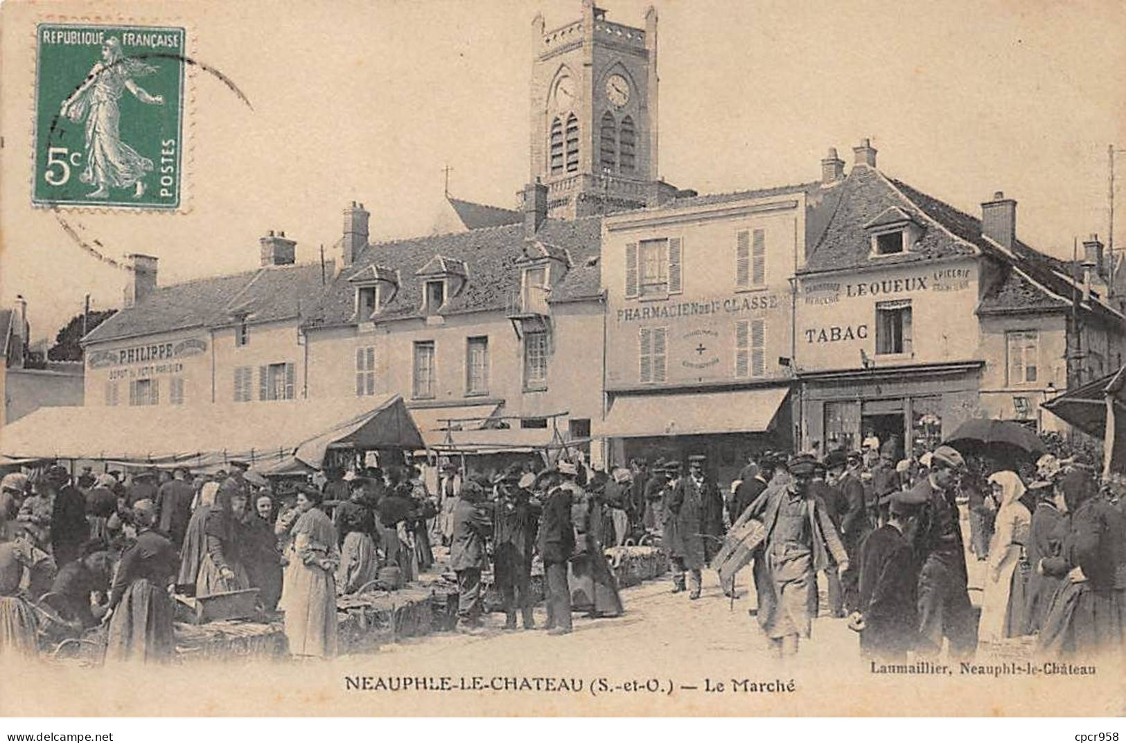 78 - Neauphle Le Château - SAN21134 - Le Marché - Neauphle Le Chateau