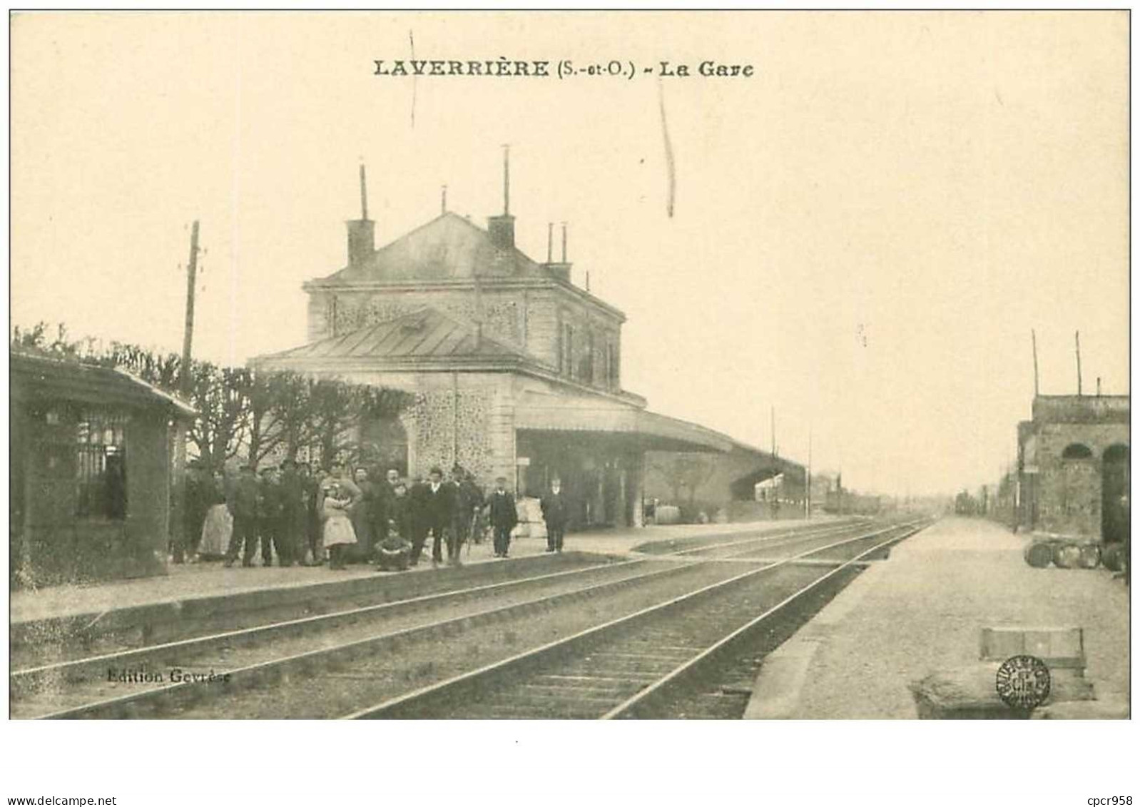 78.LA VERRIERE.n°17613.LA GARE - La Verriere