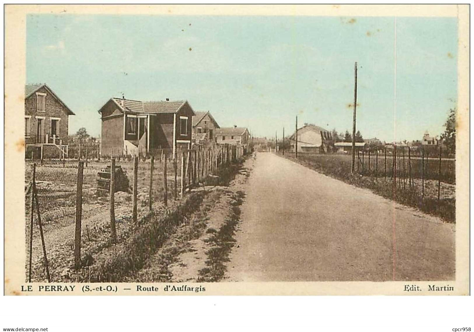 78.LE PERRAY.n°13603.ROUTE D'AUFFARGIS - Le Perray En Yvelines