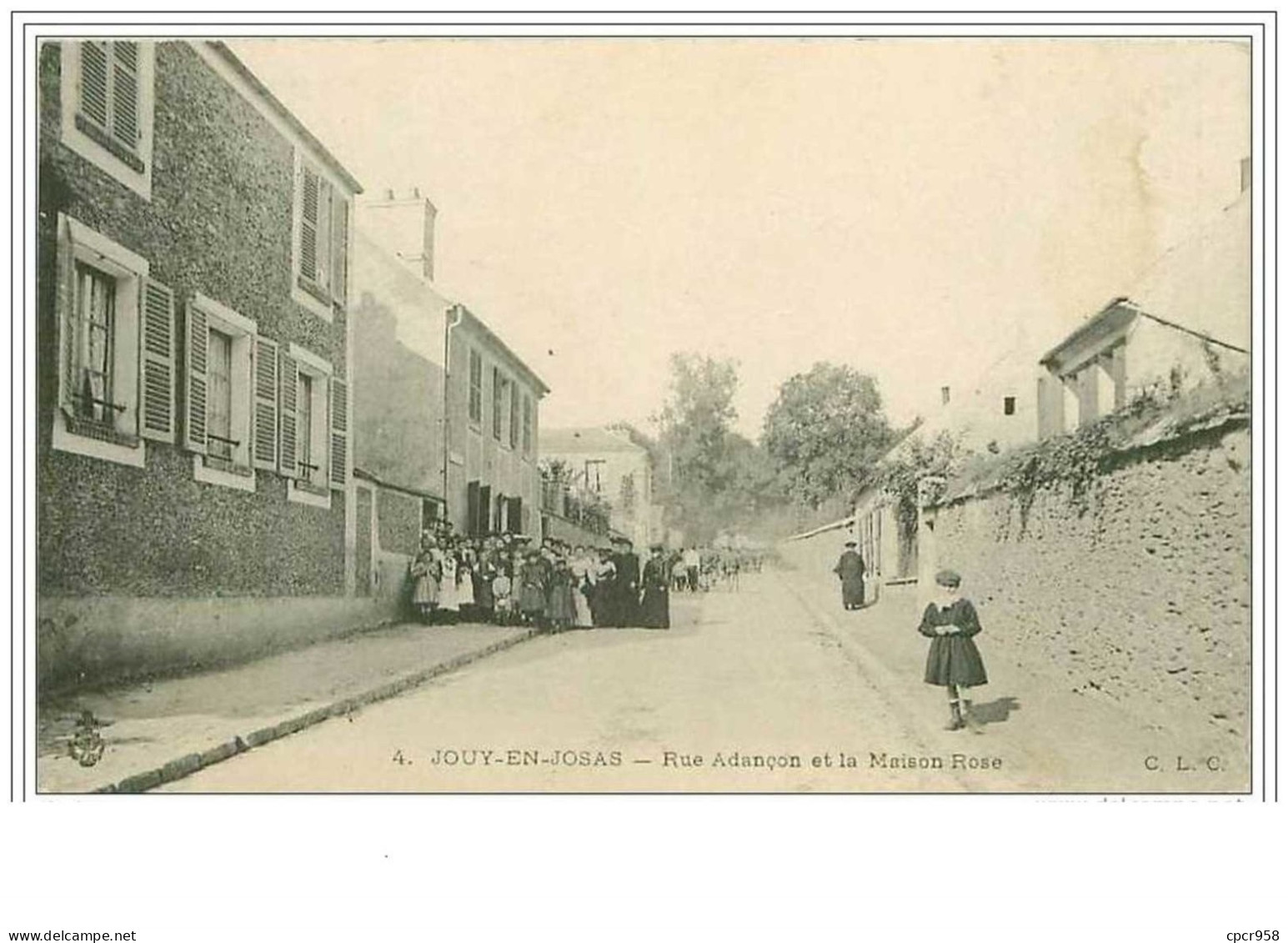 78.JOUY EN JOSAS.RUE ADANCON ET LA MAISON ROSE - Jouy En Josas