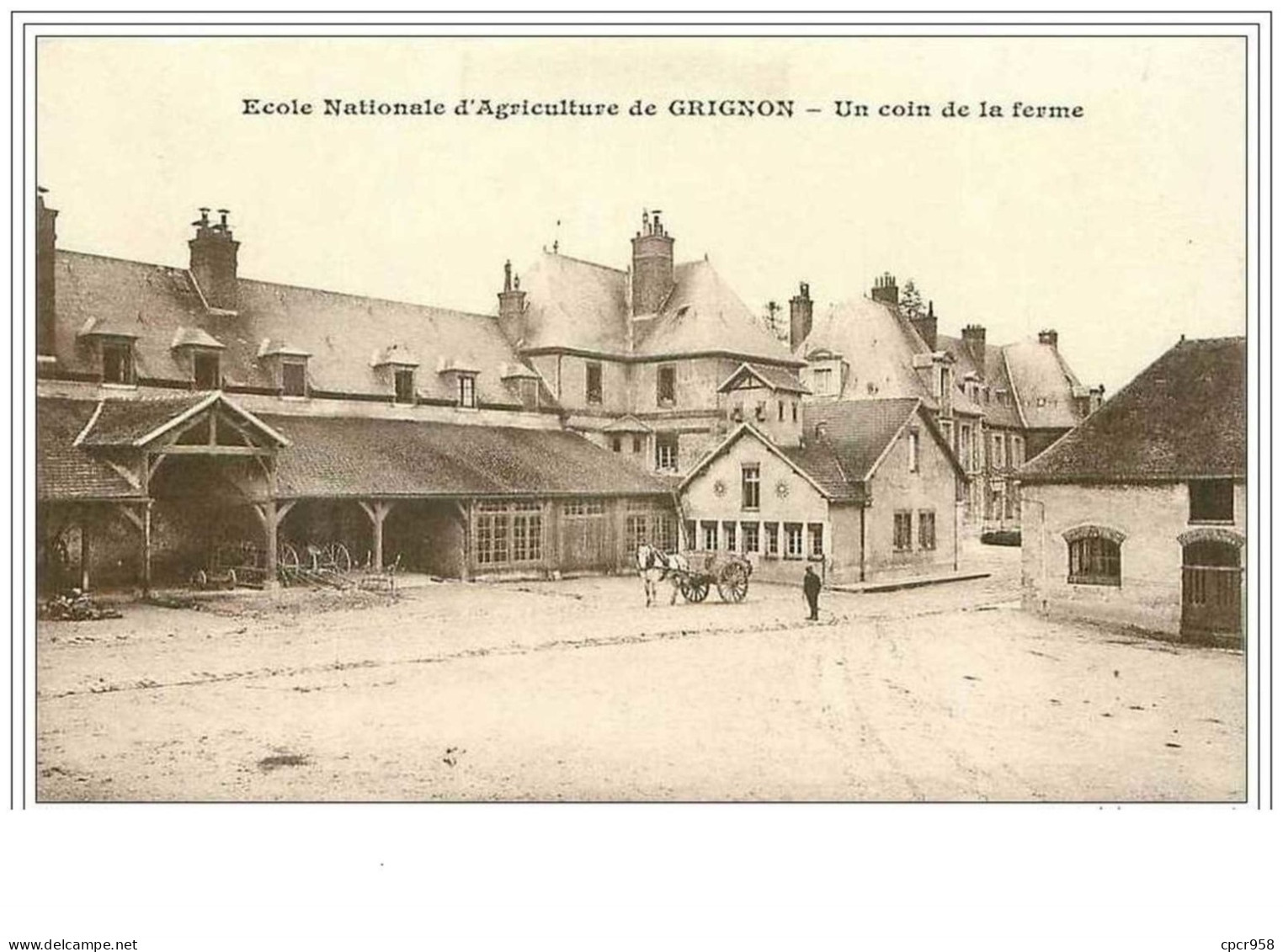 78.GROGNON.ECOLE NATIONALE D'AGRICULTURE DE GRIGNON.UN COIN DE LA FERME - Grignon