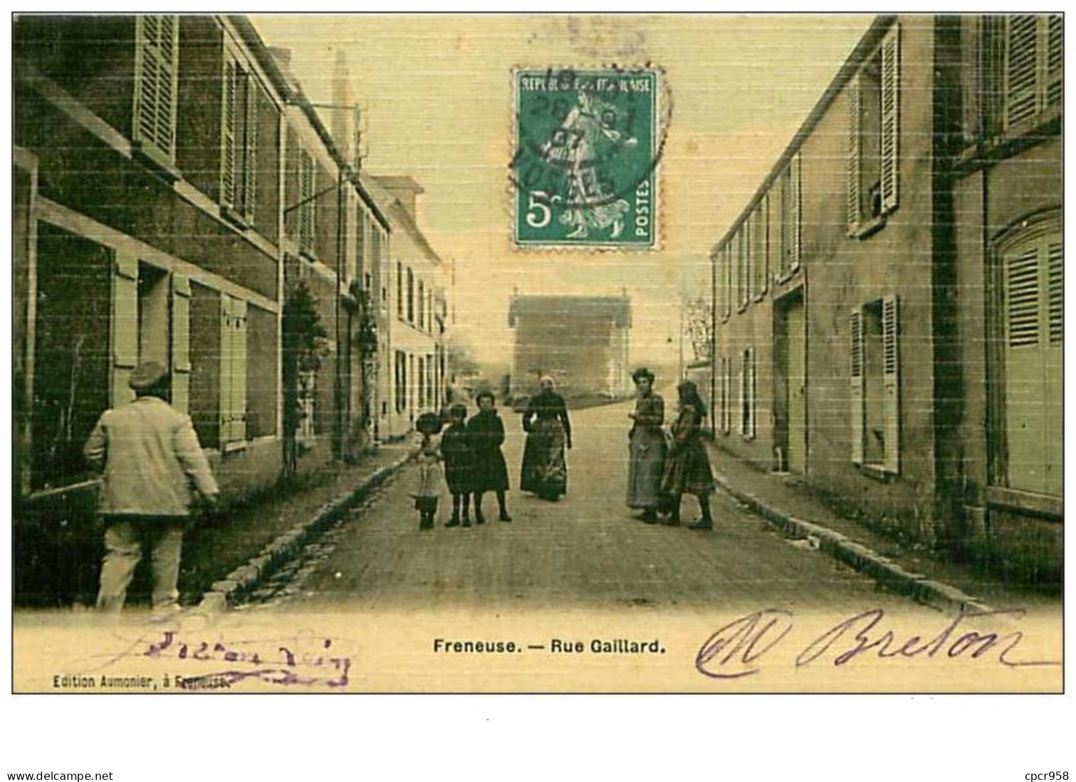 78.FRENEUSE.n°217.RUE GAILLARD.CP TOILEE - Freneuse