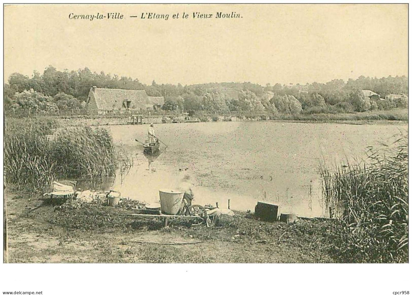 78.CERNAY LA VILLE.n°19146.L'ETANG ET LE VIEUX MOULIN - Cernay-la-Ville