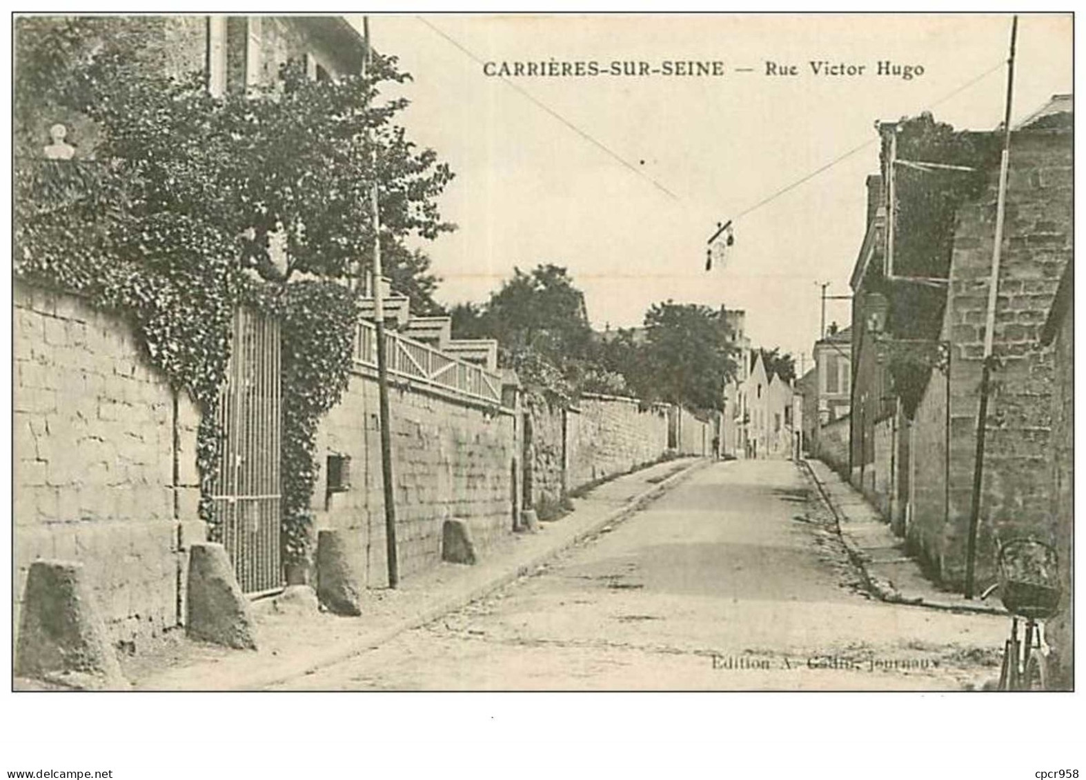 78.CARRIERES SUR SEINE.n°99.RUE VICTOR HUGO.RARE - Carrières-sur-Seine