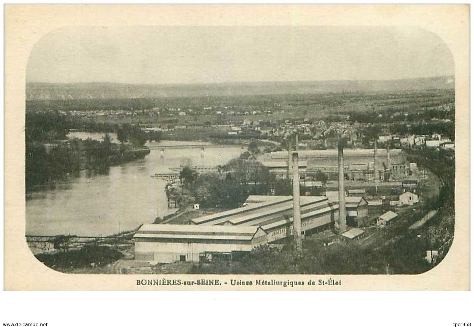 78.BONNIERES SUR SEINE.n°24068.USINES METALLURGIQUES DE ST ELOI - Bonnieres Sur Seine