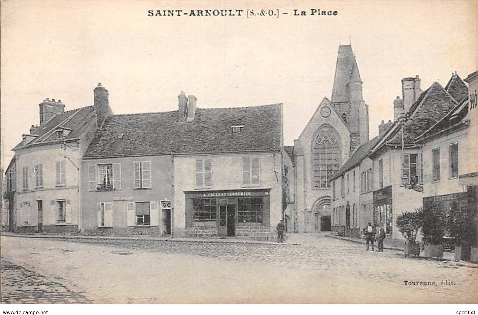 78.AM19113.Saint Arnoult.La Place - St. Arnoult En Yvelines