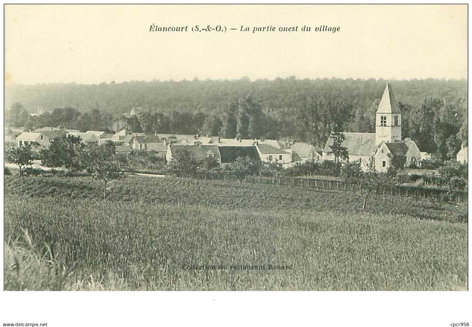 78. N°33333.elancourt.la Partie Ouest Du Village - Elancourt