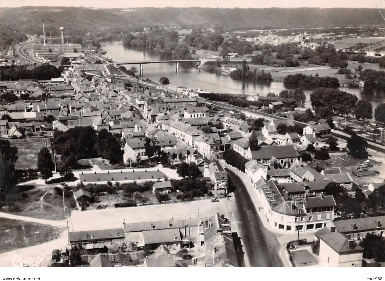 78 .n°204969.bonnières.vue Générale.cpsm - 15 X 10.5 Cm - Bonnieres Sur Seine