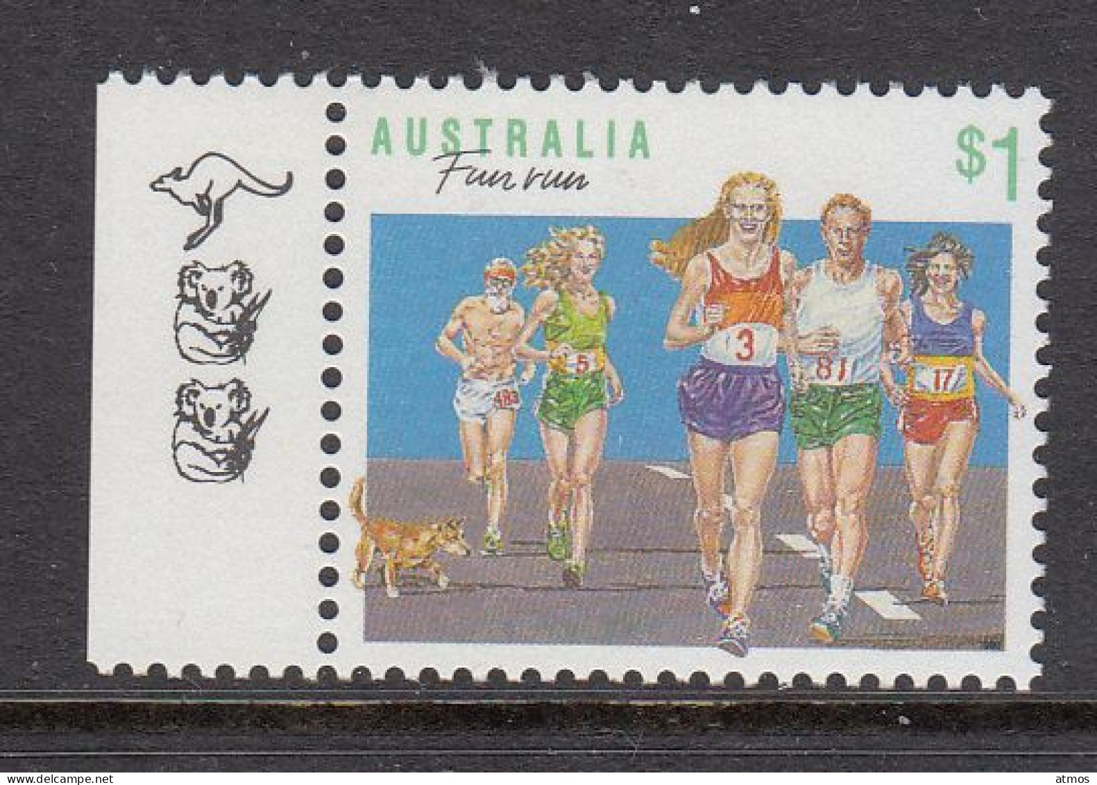 Australia MNH Michel Nr 1186 From 1990 Reprint 1 Roo 2 Koala - Ungebraucht