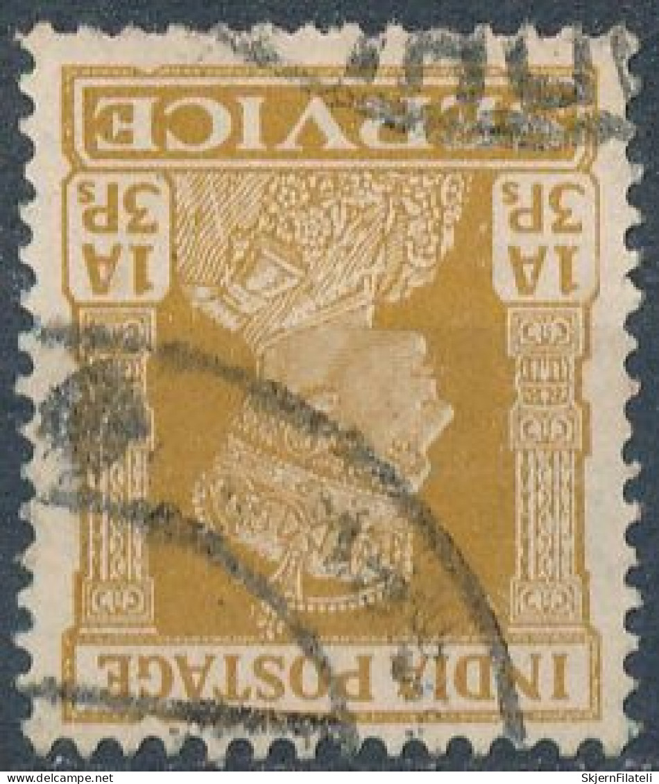 India SG O145w, Watermark Inverted - 1936-47 King George VI