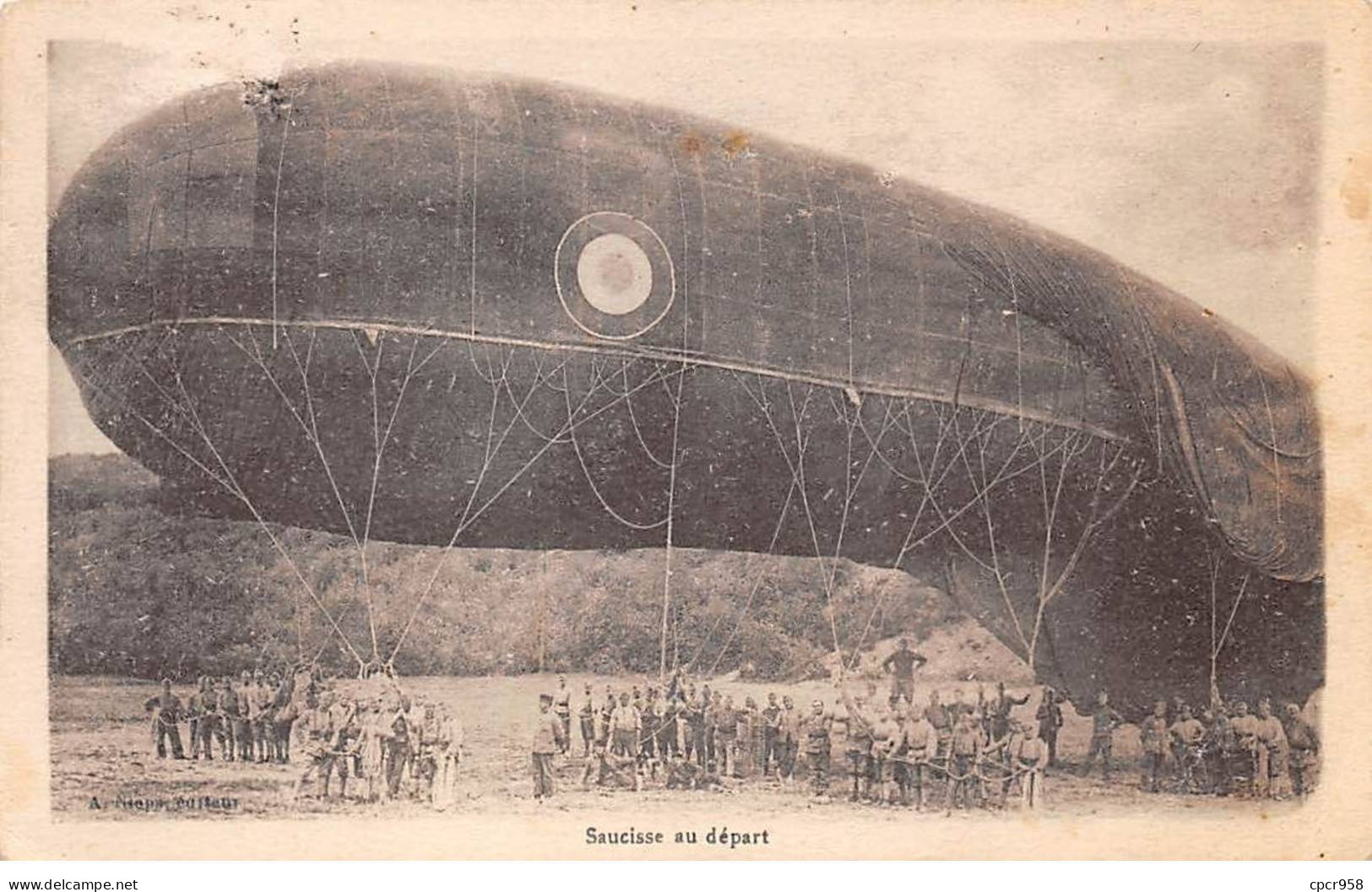 AVIATION - SAN64811 - Saucisse Au Départ - Zeppeline