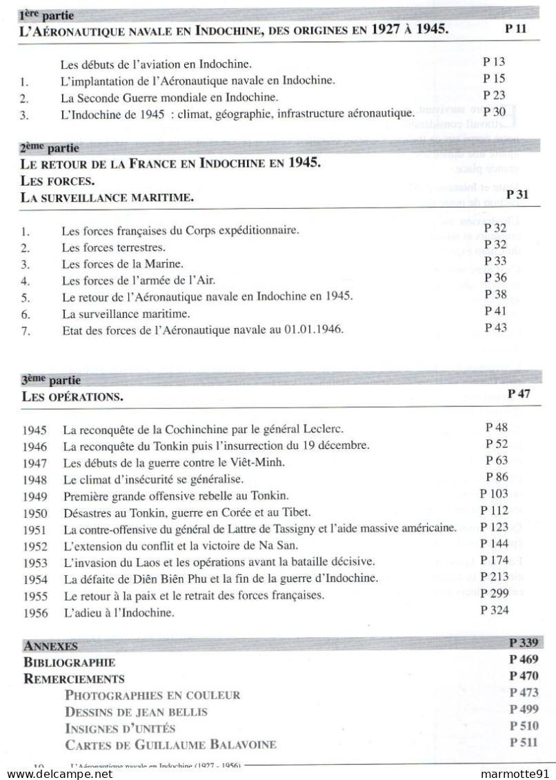 AERONAUTIQUE NAVALE EN INDOCHINE 1927 1956 AVIATION MARINE NATIONALE - Frans