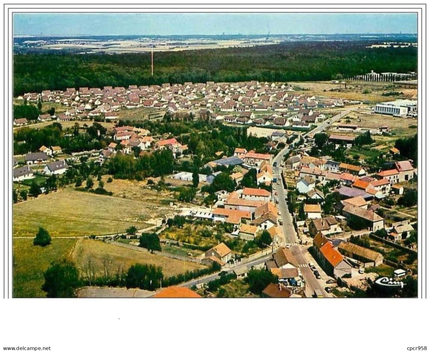 78.PLAISIR.LES GATINES.VUE AERIENNE.CPSM - Plaisir