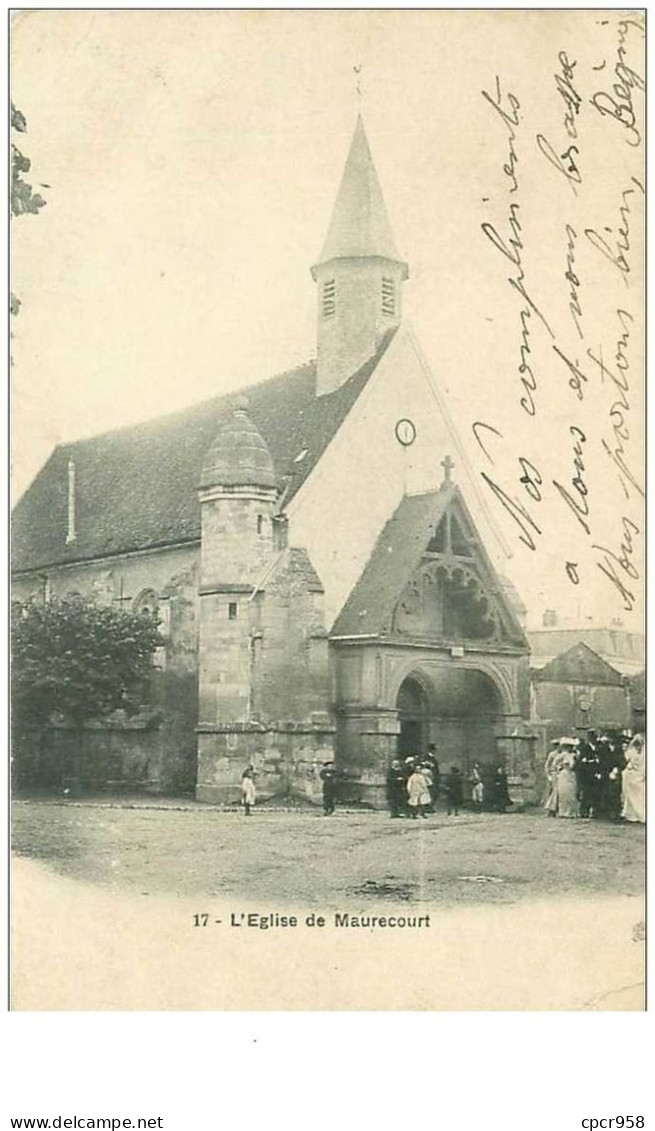 78.MAURECOURT.n°15884.L'EGLISE - Maurecourt