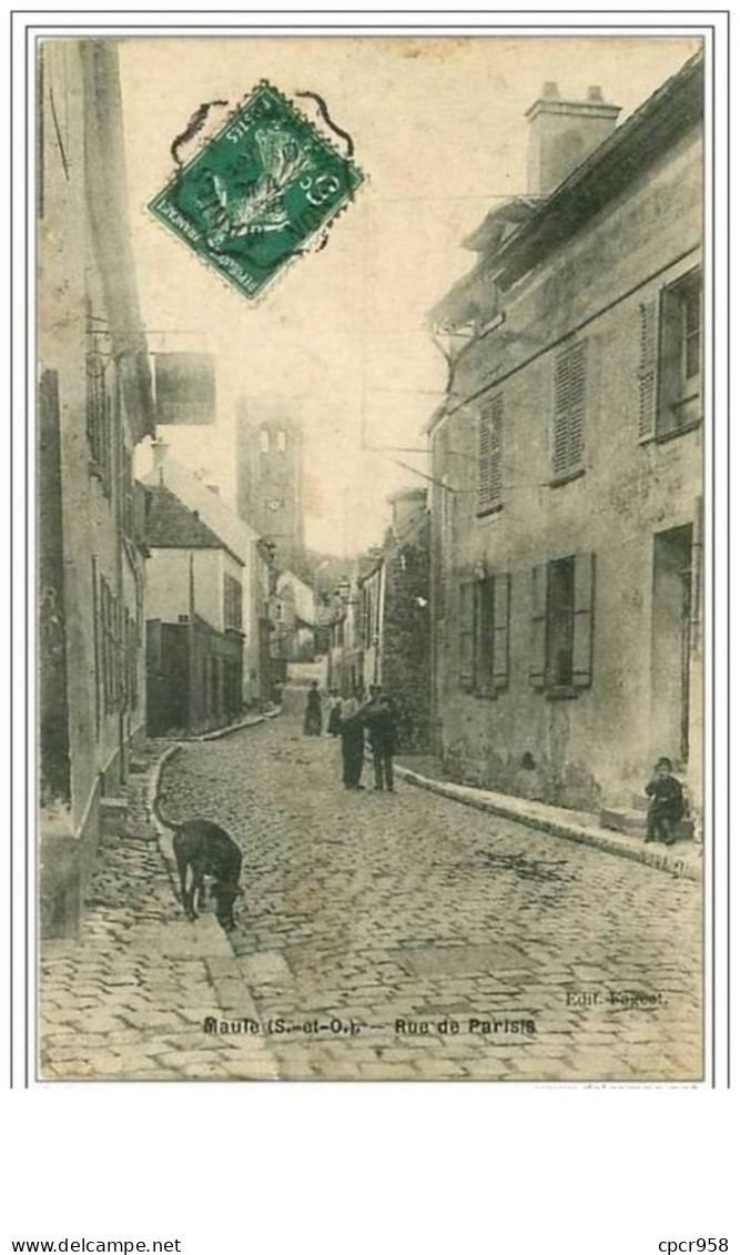 78.MAULE.RUE DE PARISIS.TACHES - Maule