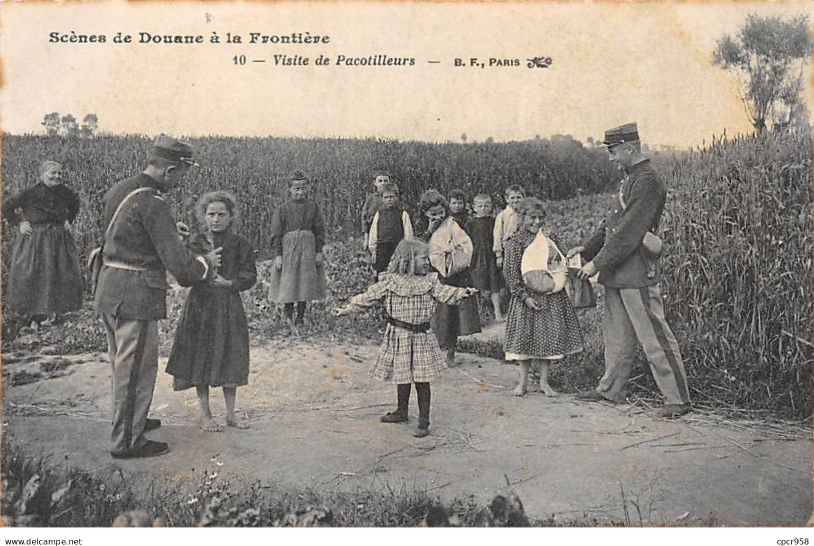 DOUANE - SAN64946 - Visite De Pacotilleurs - Scènes De Douane à La Frontière - Aduana