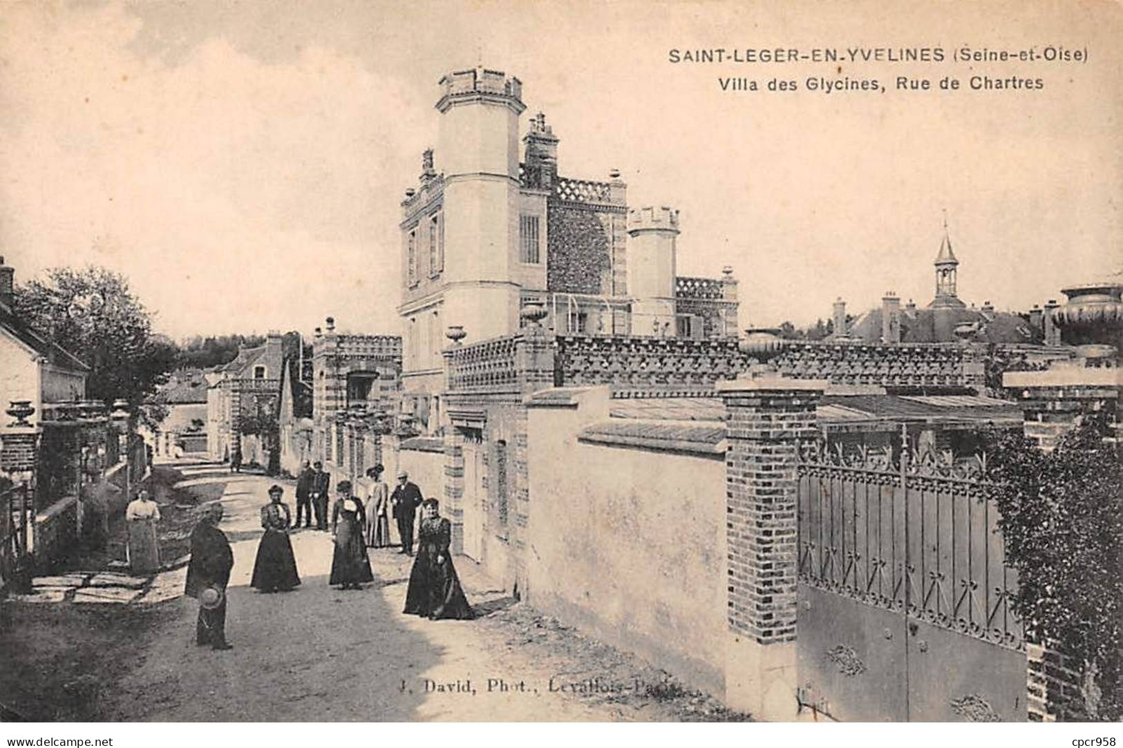 78 - SAN63140 - SAINT LEGER EN YVELINES - Villa Des Glycines - Rue De Chartres - St. Leger En Yvelines