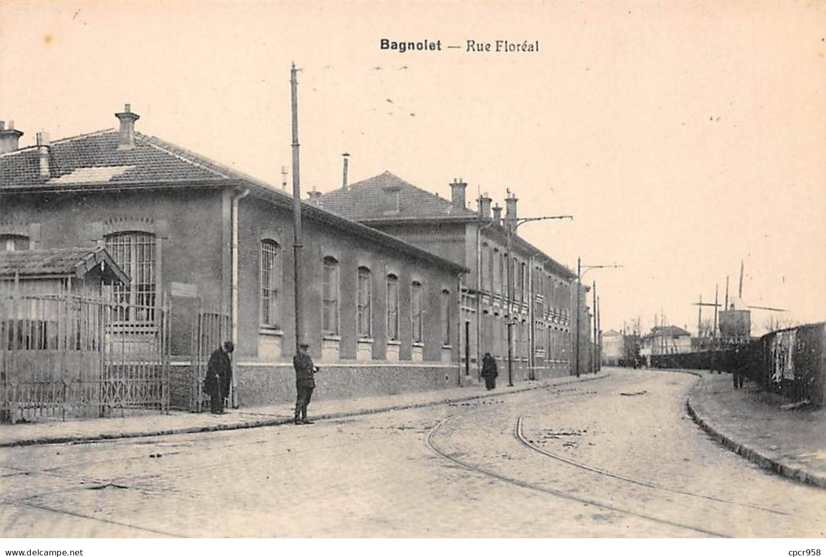 93 - SAN63339 - BAGNOLET - Rue Floréal - Dépôt Des Tramways - Bagnolet