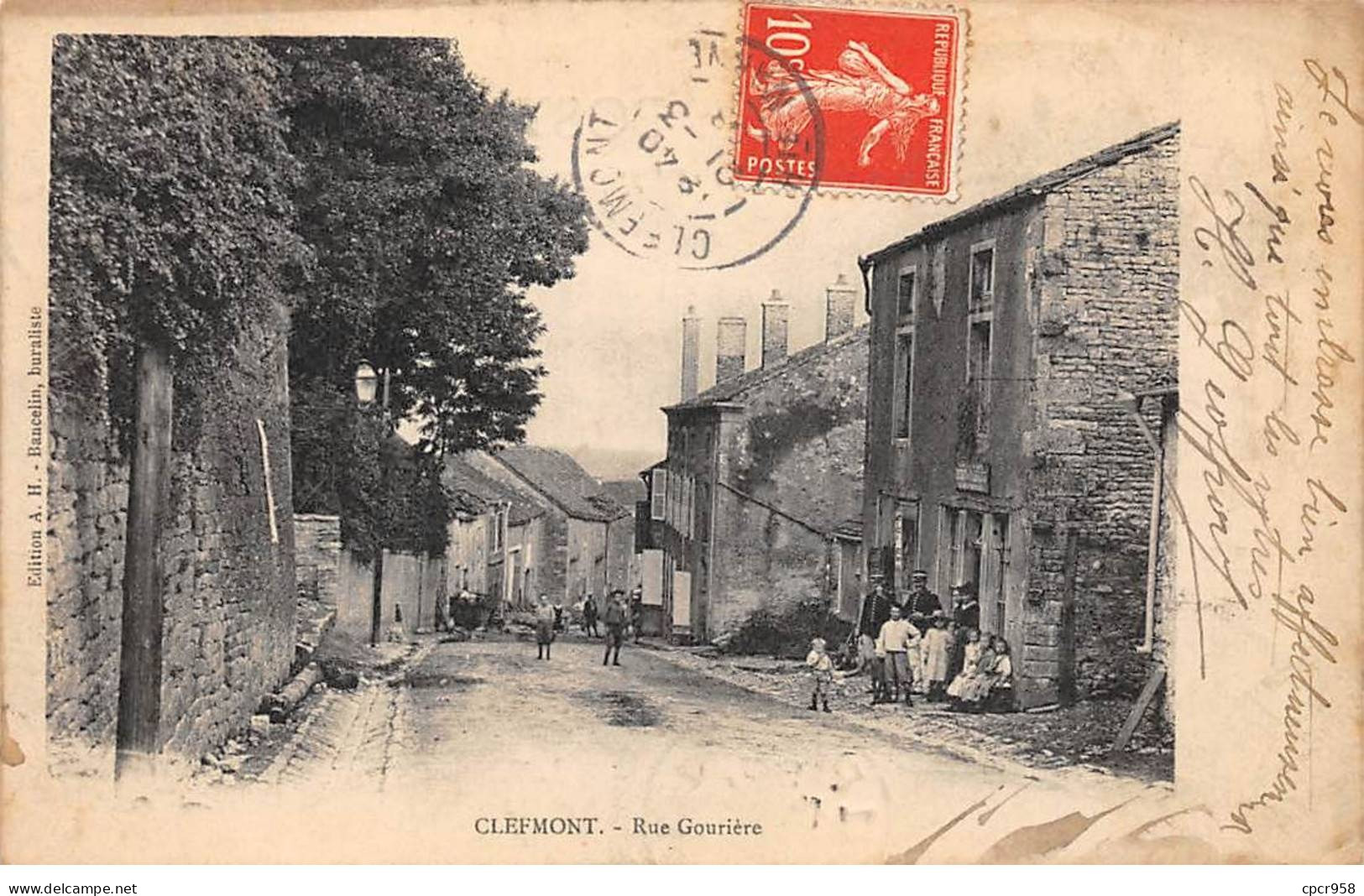 52 - SAN62873 - CLEFMONT - Rue Gourière - Clefmont