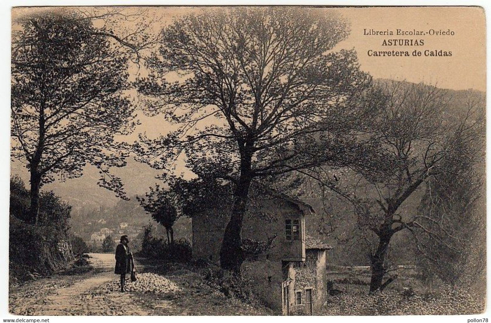 LIBRERIA ESCOLAR - OVIEDO - ASTURIAS - CARRETERA DE CALDAS - Formato Piccolo - Asturias (Oviedo)