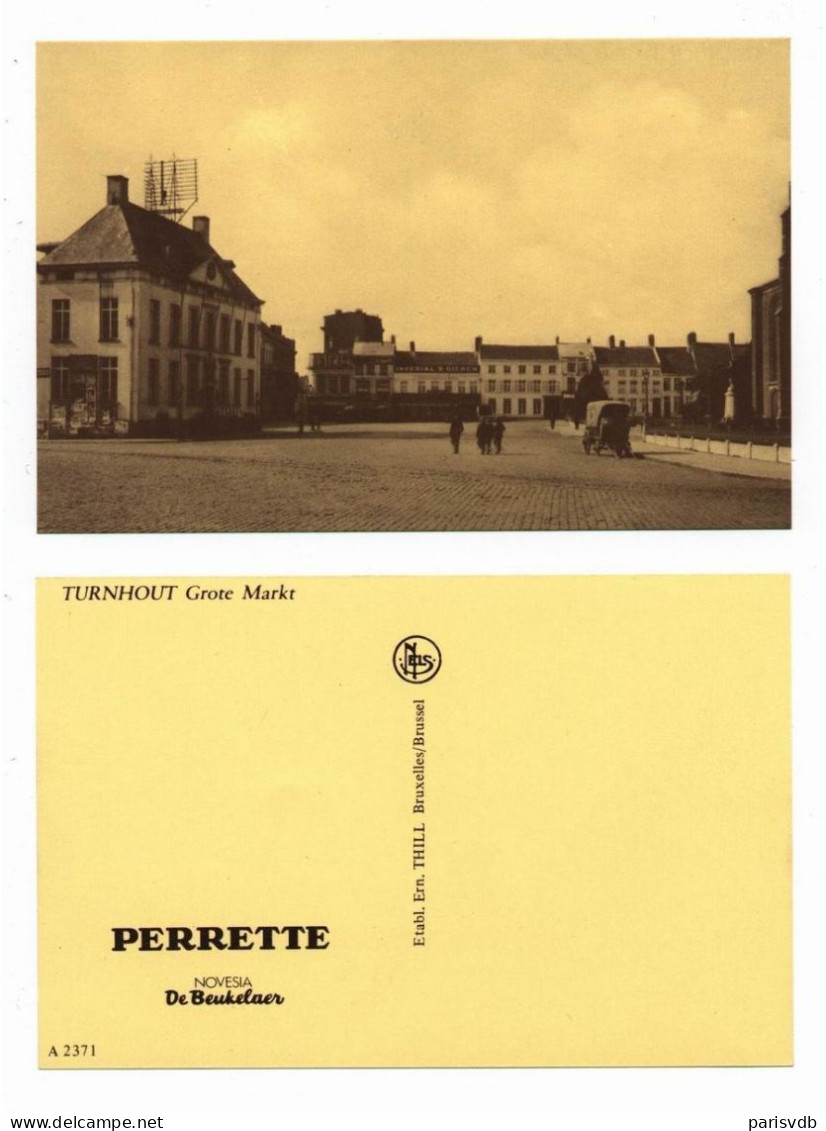 TURNHOUT - GROTE MARKT - POSTKAART UITGAVE PERRETTE  - NELS (1255) - Turnhout